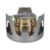 1pc Mini Portable Outdoor Picnic Alcohol Stove Alcohol For Backpacking; Lightweight Brass Spirit Burner With Aluminium Stand For Camping Hiking