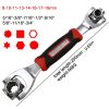 Wrench 48 In 1 Tools Socket Works With Spline Bolts Torx 360 Degree 6-Point Universial Furniture Car Repair 25cm/9.84in