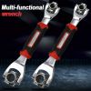 Wrench 48 In 1 Tools Socket Works With Spline Bolts Torx 360 Degree 6-Point Universial Furniture Car Repair 25cm/9.84in